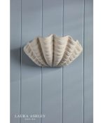 Laura Ashley Shell Wall Washer White Ceramic - Image 4