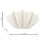 Laura Ashley Shell Wall Washer White Ceramic - Image 5