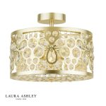 Laura Ashley Tilbrook 3lt Flush Matt Champagne & Crystal