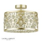 Laura Ashley Tilbrook 3lt Flush Matt Champagne & Crystal - Image 2