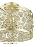Laura Ashley Tilbrook 3lt Flush Matt Champagne & Crystal - Image 4
