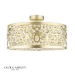 Laura Ashley Tilbrook 4lt Flush Matt Champagne & Crystal
