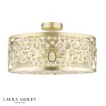 Laura Ashley Tilbrook 4lt Flush Matt Champagne & Crystal