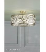 Laura Ashley Tilbrook 4lt Flush Matt Champagne & Crystal - Image 5