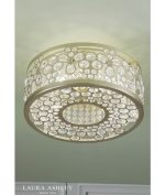 Laura Ashley Tilbrook 4lt Flush Matt Champagne & Crystal - Image 7