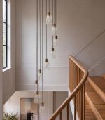 Valora 9lt Cluster Pendant Antique Bronze & Ribbed Glass - Image 4
