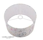 Laura Ashley Wild Meadow Multi Blue Cotton Drum Shade 38cm/15 Inch - Image 3