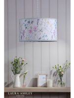 Laura Ashley Wild Meadow Multi Blue Cotton Drum Shade 38cm/15 Inch - Image 5