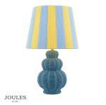 Joules Whitby Table Lamp Matt Blue With Shade