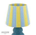 Joules Whitby Table Lamp Matt Blue With Shade - Image 2