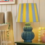 Joules Whitby Table Lamp Matt Blue With Shade - Image 4