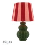 Joules Whitby Table Lamp Matt Green With Shade