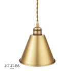 Joules Wollaton 3lt Bar Pendant Matt Antique Brass & Matt White - Image 2